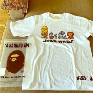 Bape X Star Wars Short sleeve medium